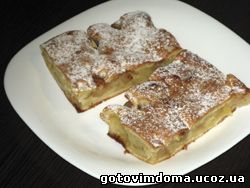 Шарлотка с яблоками